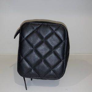 Trish McEvoy Black Quilted‎ Planner Makeup Case